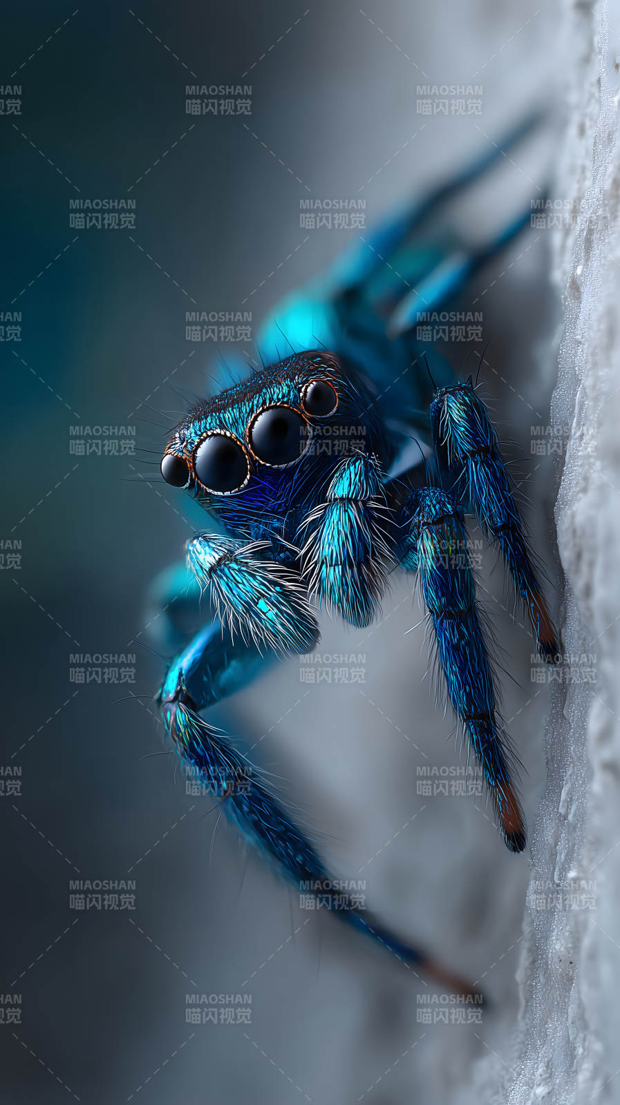 藍蜘蛛特寫-圖片