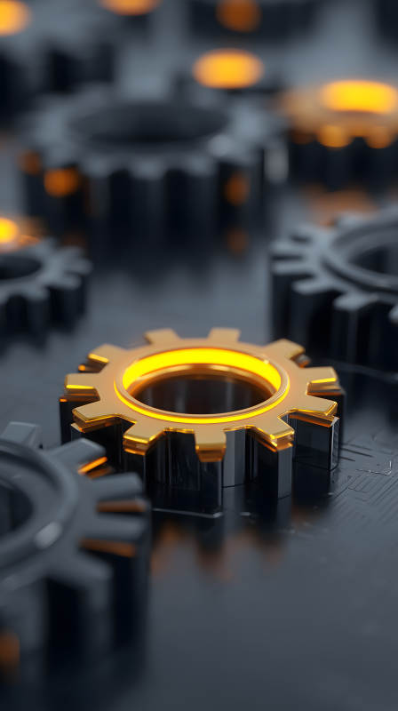 齿轮科技细节抽象-图片