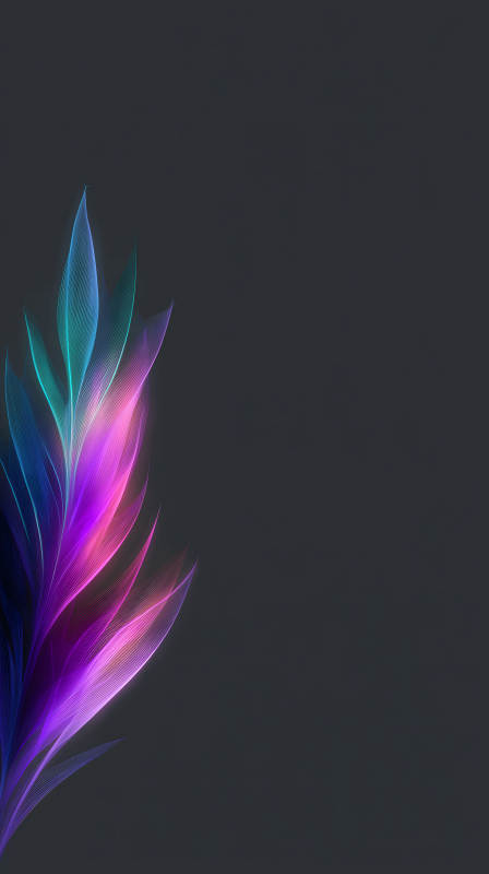 羽毛紋理漸變光影-圖片