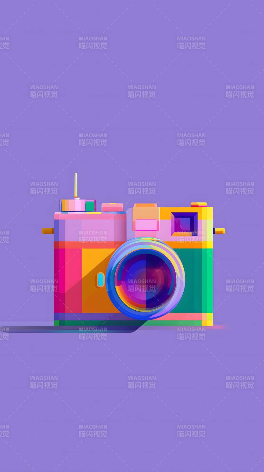 彩色相機(jī)簡約風(fēng)格-圖片