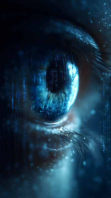 科技之眼數字之光-圖片