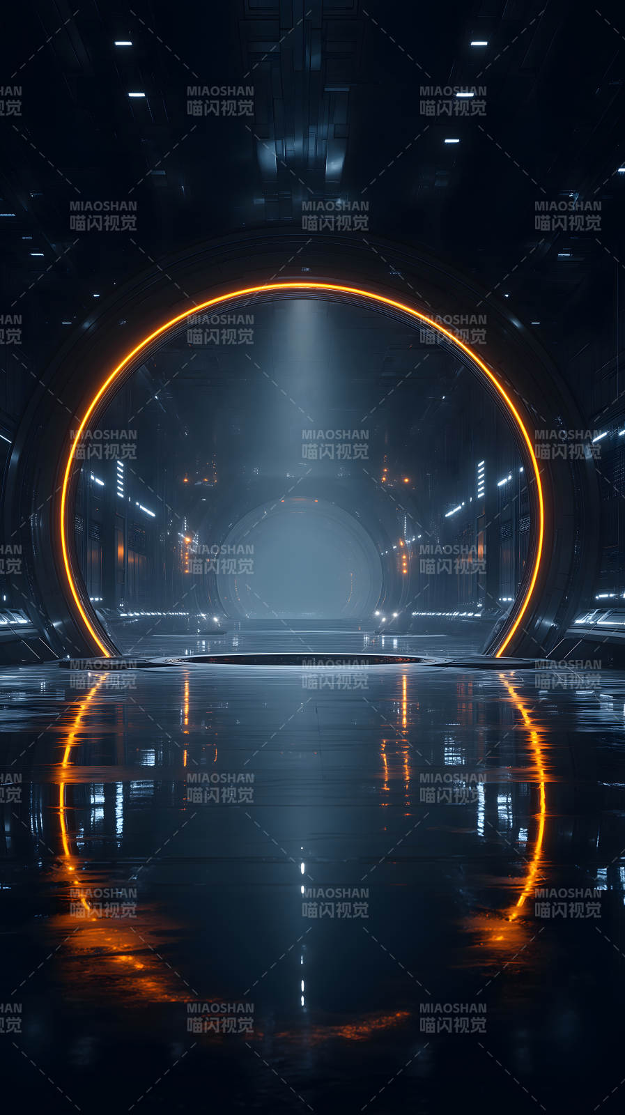 未來科技空間隧道-圖片