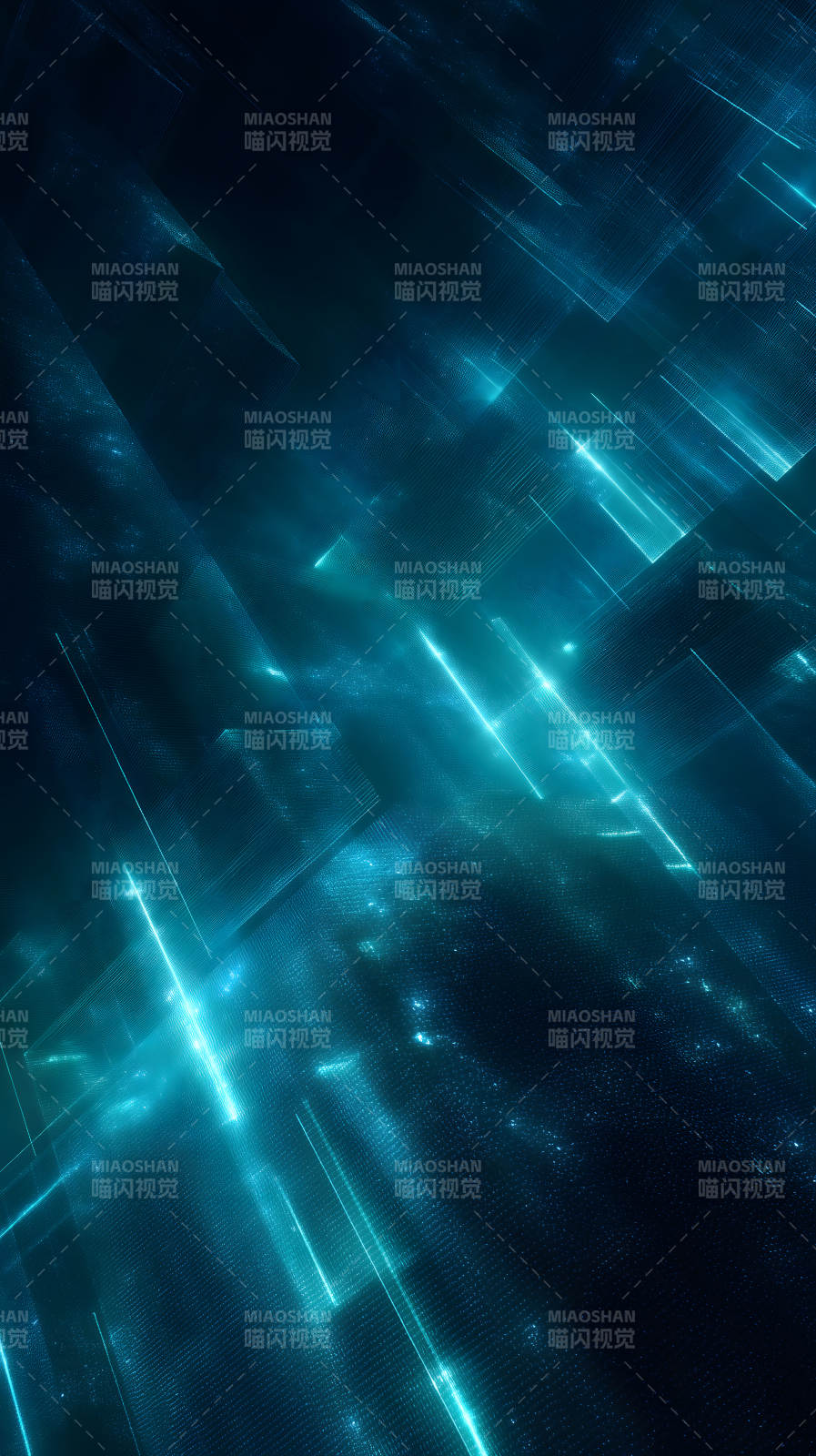 藍色科技未來感-圖片