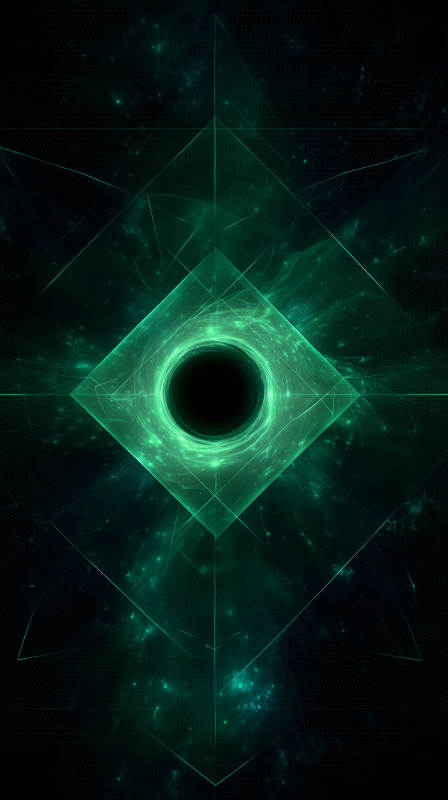 星際黑洞幾何結構-圖片