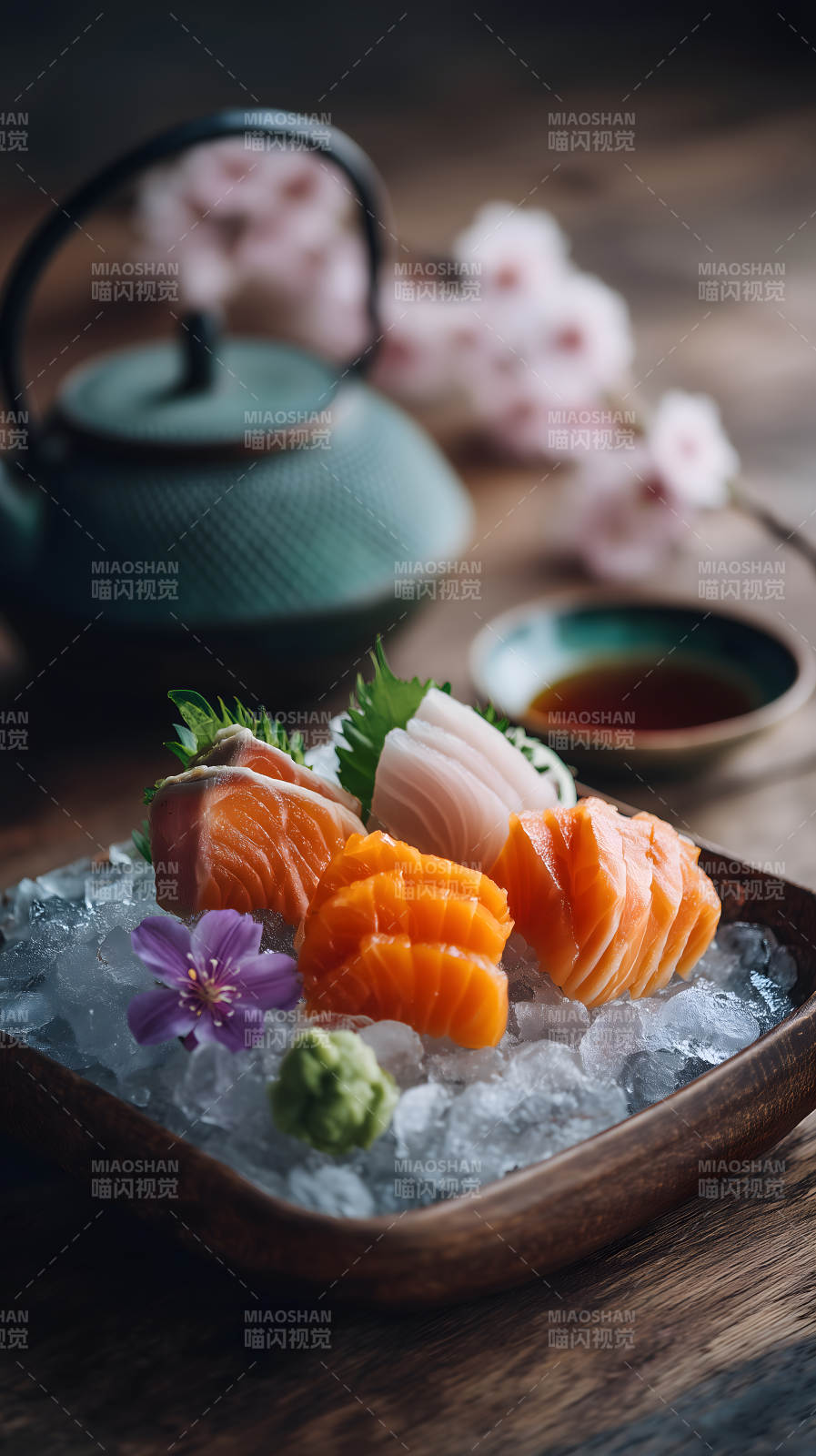 精致日式生魚片-圖片