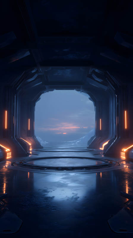 未來空間站外景-圖片