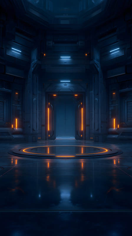 未來科技感場景-圖片