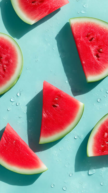 西瓜清爽夏日-圖片