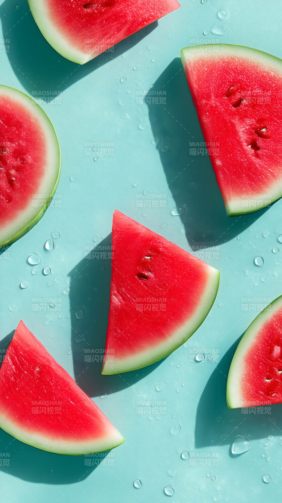 西瓜清爽夏日-圖片