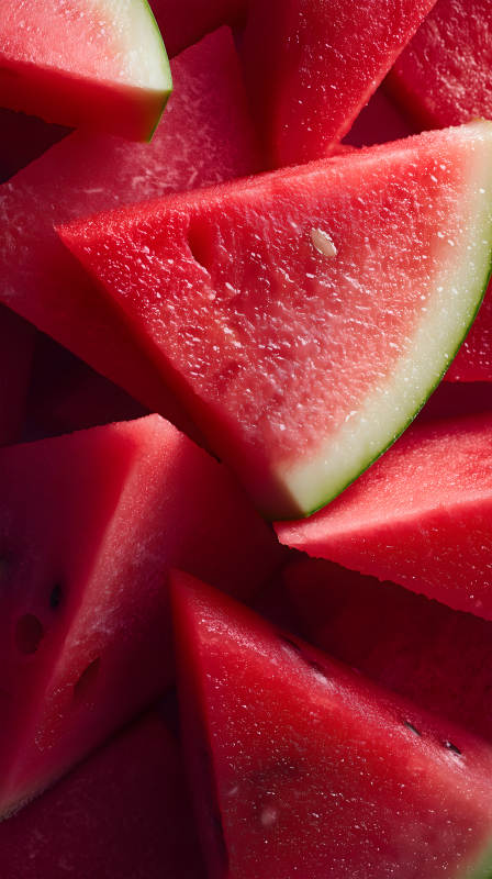 切好的西瓜特寫-圖片