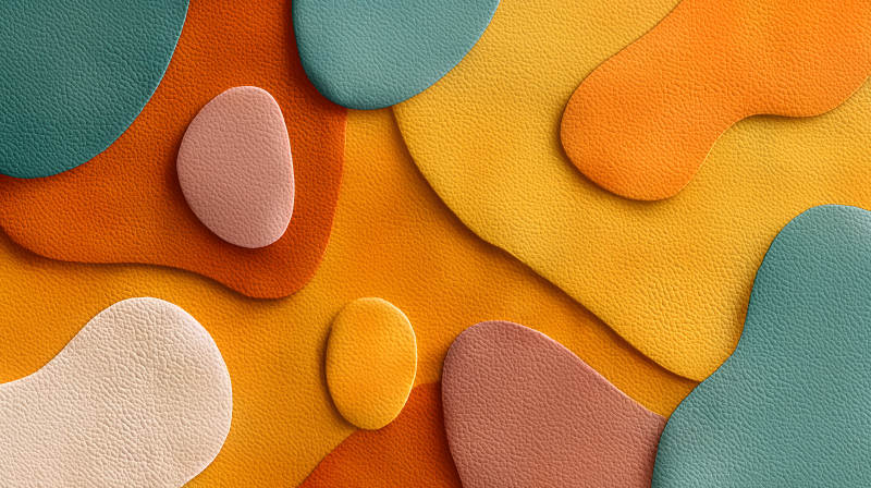 抽象皮革紋理背景-圖片