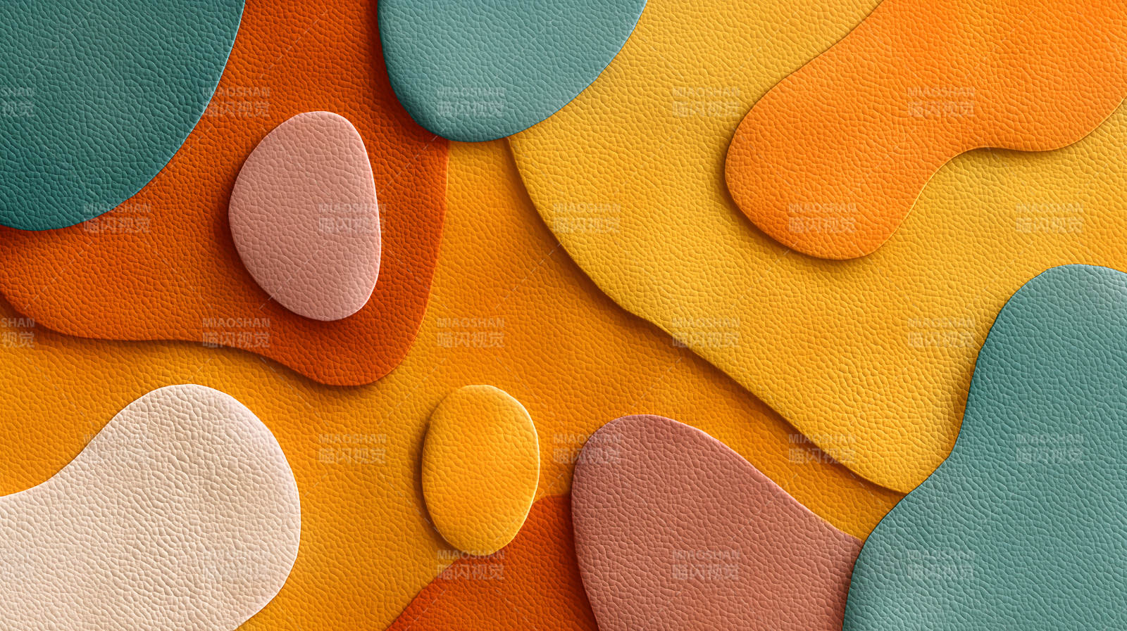 抽象皮革纹理背景-图片