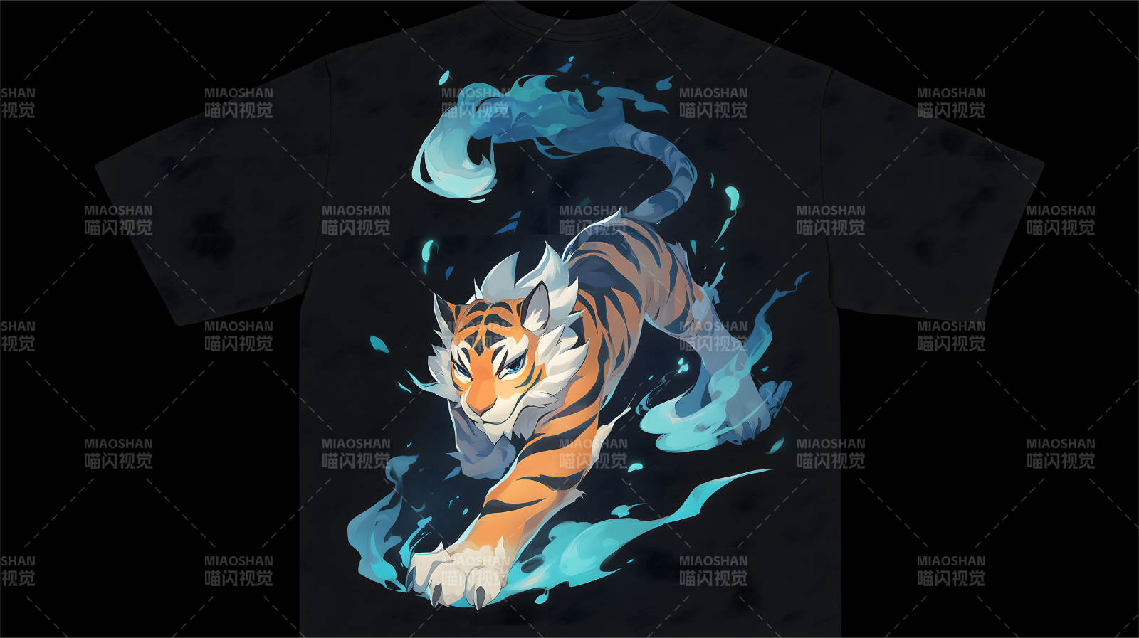 虎紋衫圖案栩栩如生-圖片