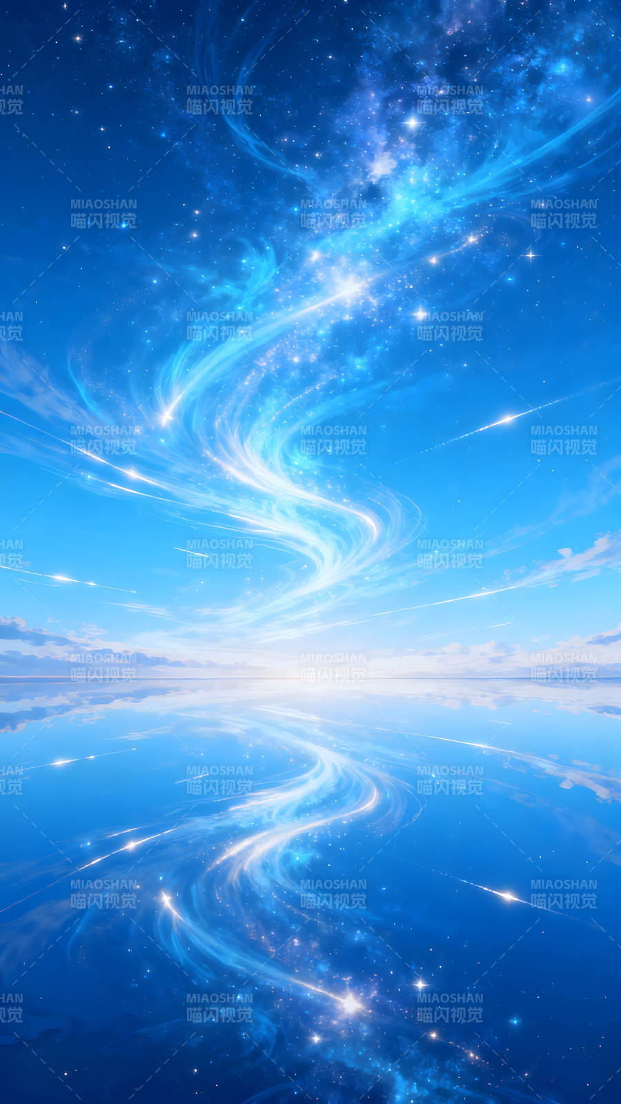 星云流淌在浩瀚的天空-图片