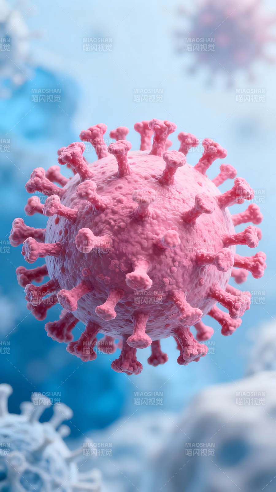 病毒細節呈現高清圖展示-圖片