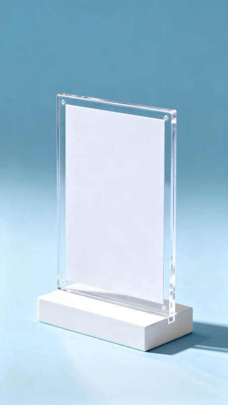 透明展示框架静物摆拍-图片