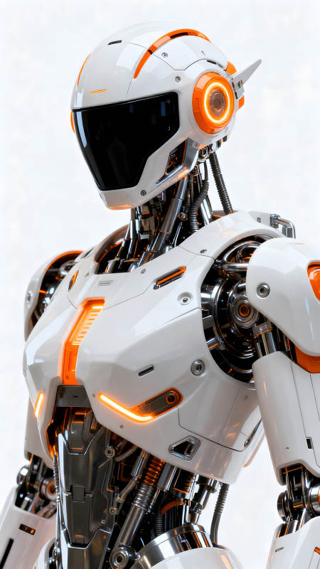 未来机器人女性形象科技感十足-图片