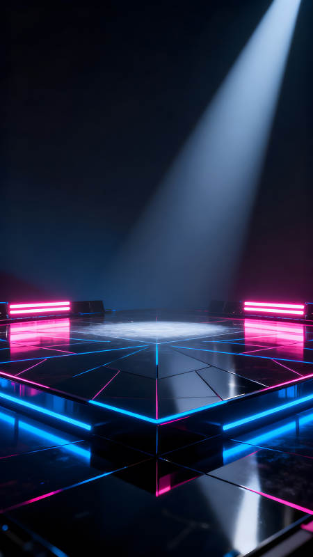 舞台灯光渲染未来感-图片