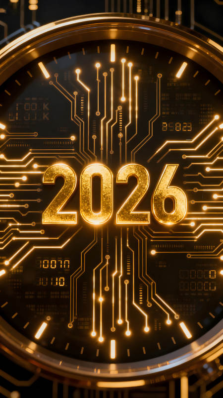 2026科技时钟倒计时-图片