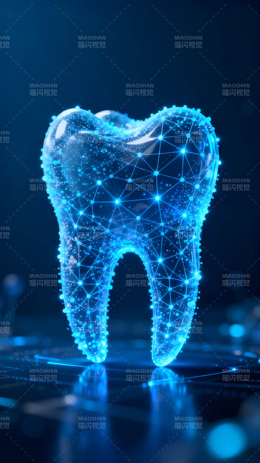 未来科技感齿状结构呈现-图片