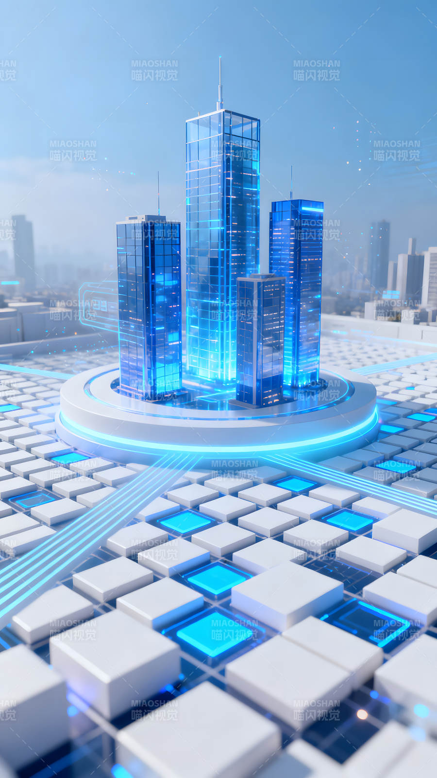 未来城市建筑数字科技-图片