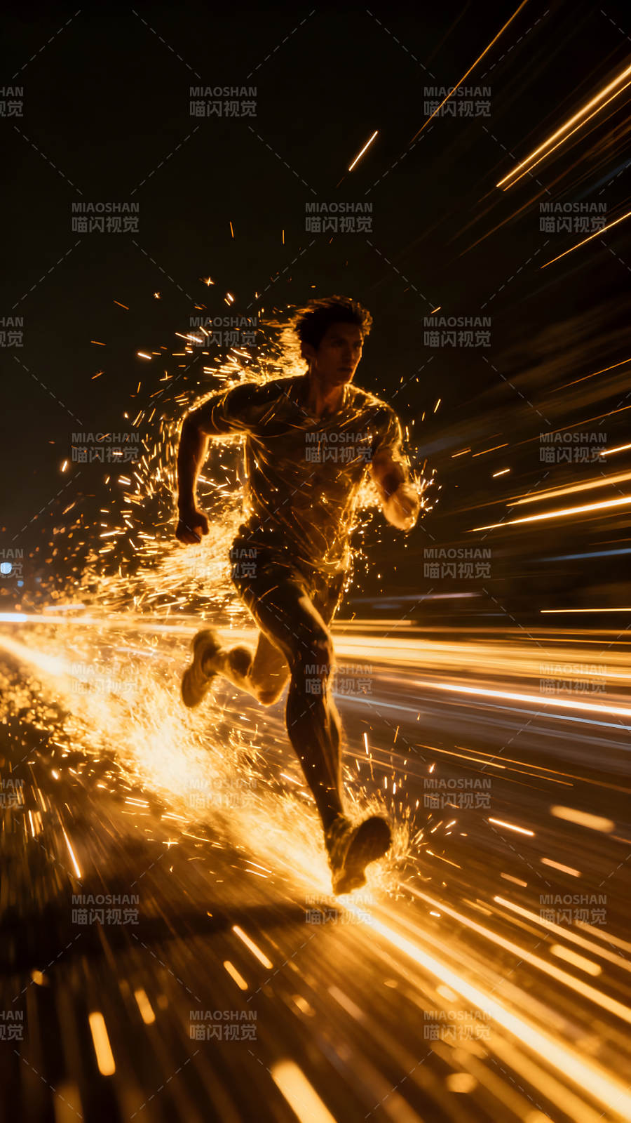 奔跑的火焰人-图片