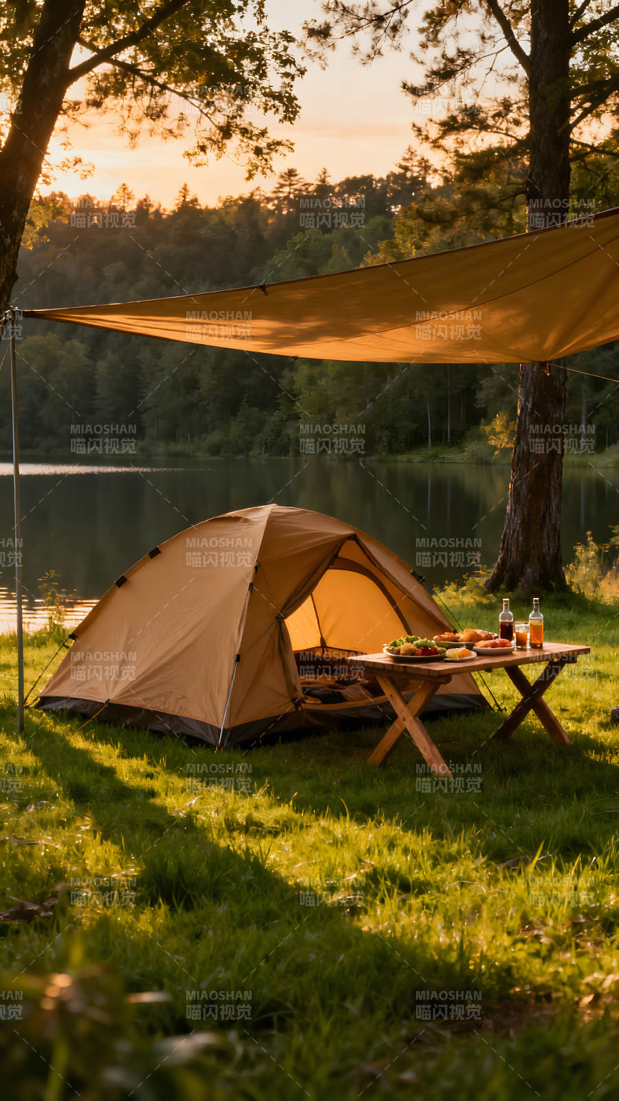 露營野餐愜意美好-圖片