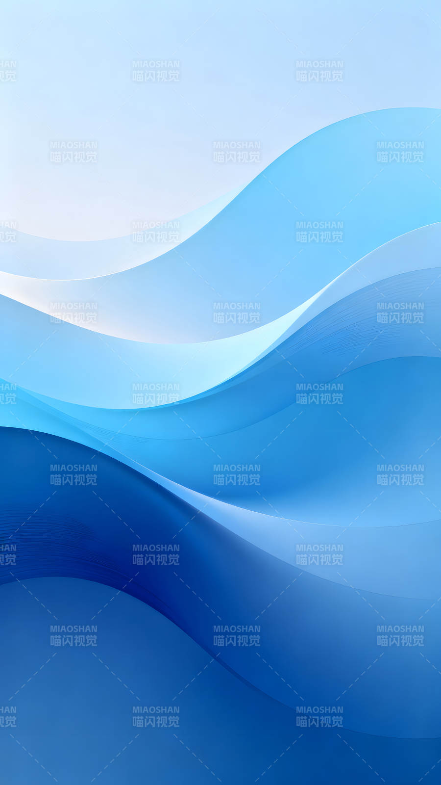 藍(lán)色的波浪形抽象背景-圖片