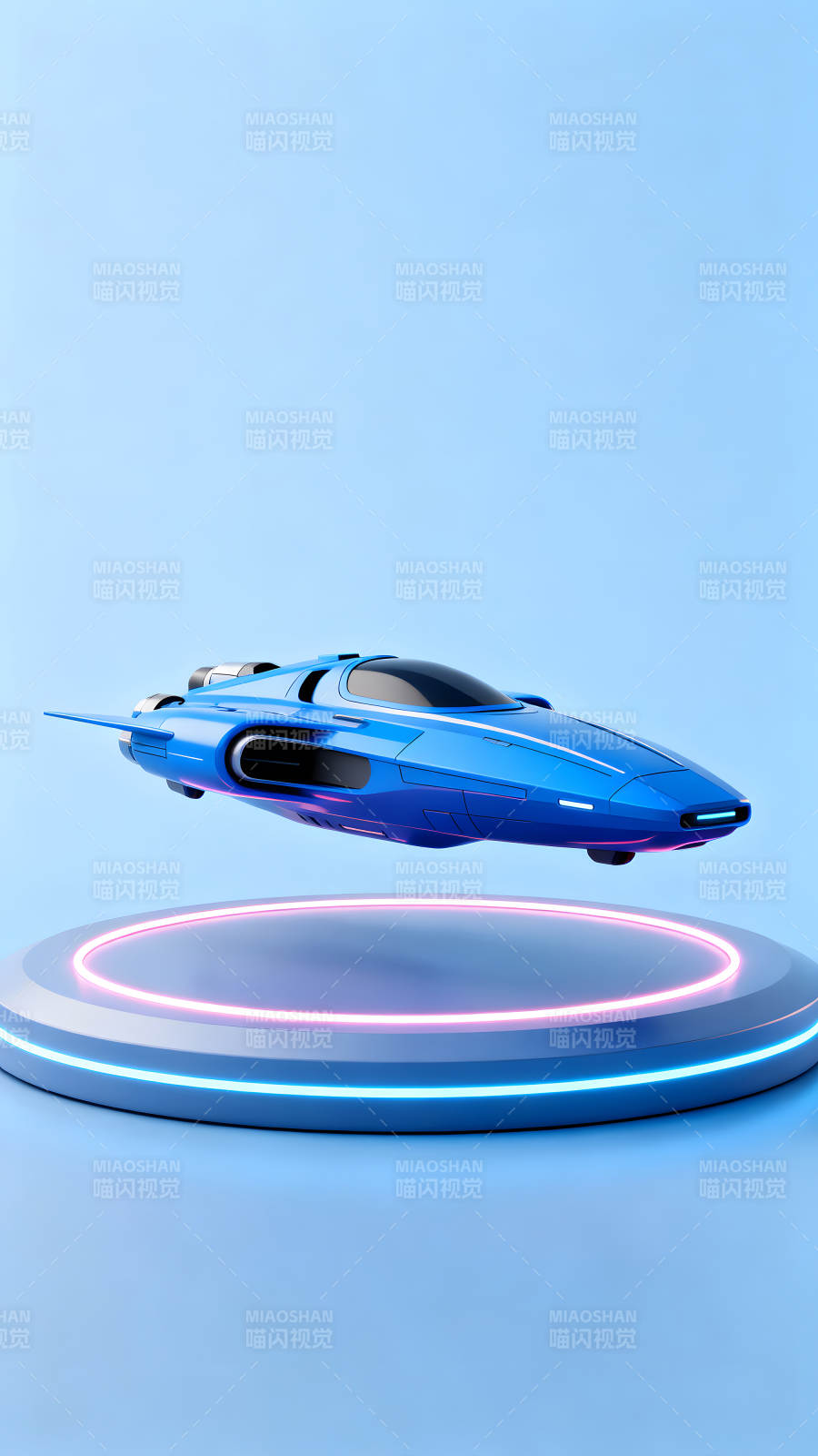 未來風(fēng)格懸浮飛車-圖片