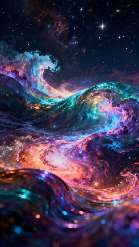 宇宙星云奇幻景象-圖片