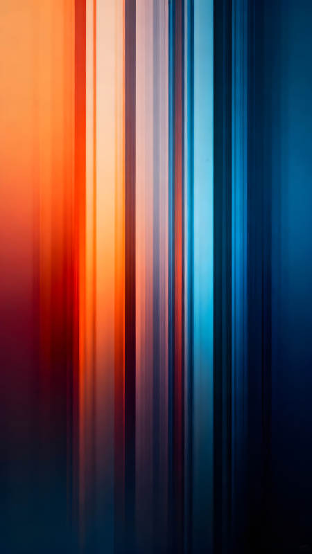 抽象條紋光影色彩斑斕構成-圖片