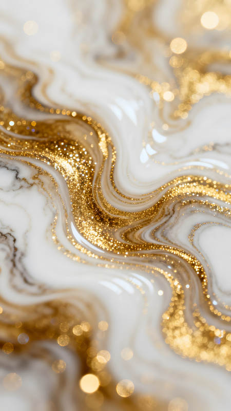 金色紋理大理石閃耀奢華質感-圖片