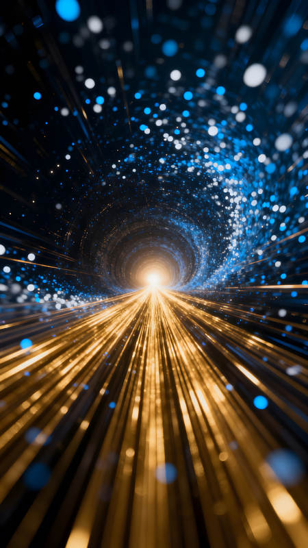 光芒隧道璀璨時空-圖片