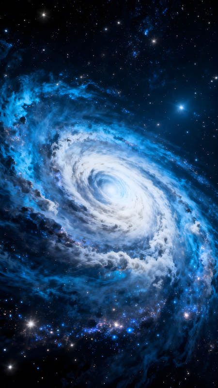 漩涡星系图画宇宙星空景象-图片