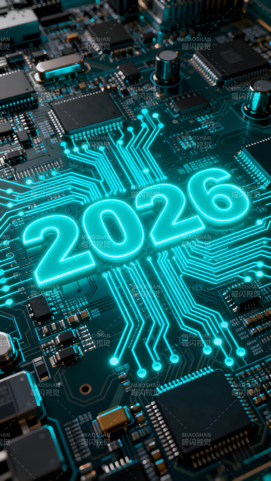 電路板上的發光2026-圖片