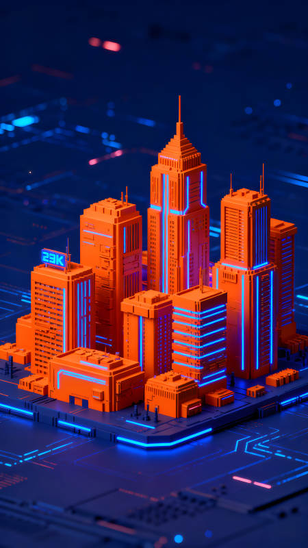 未來科技城市建筑設(shè)計(jì)-圖片