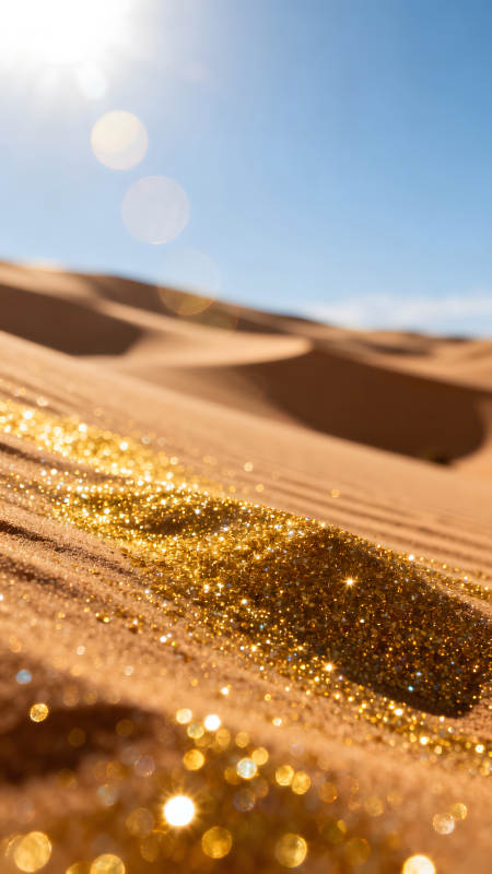 沙漠金光閃耀-圖片