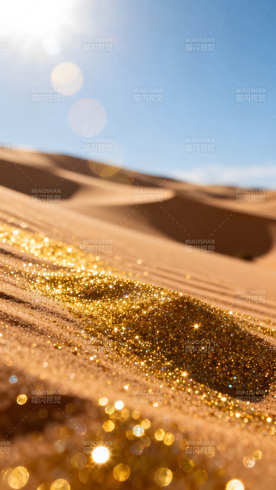 沙漠金光閃耀-圖片