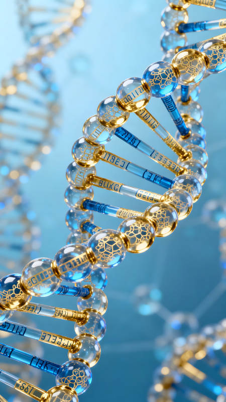 DNA雙螺旋結(jié)構(gòu)的藝術(shù)設(shè)計(jì)-圖片