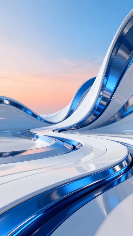 抽象建筑與天空的融合-圖片