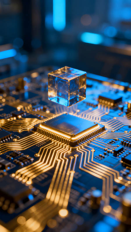 電路板與發光方塊-圖片