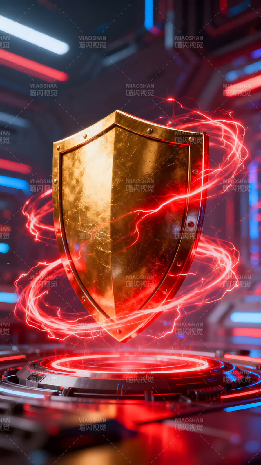 金盾科技感十足能量環繞保護-圖片