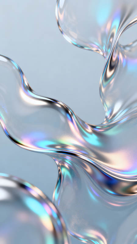 抽象流體透明質感圖片-圖片