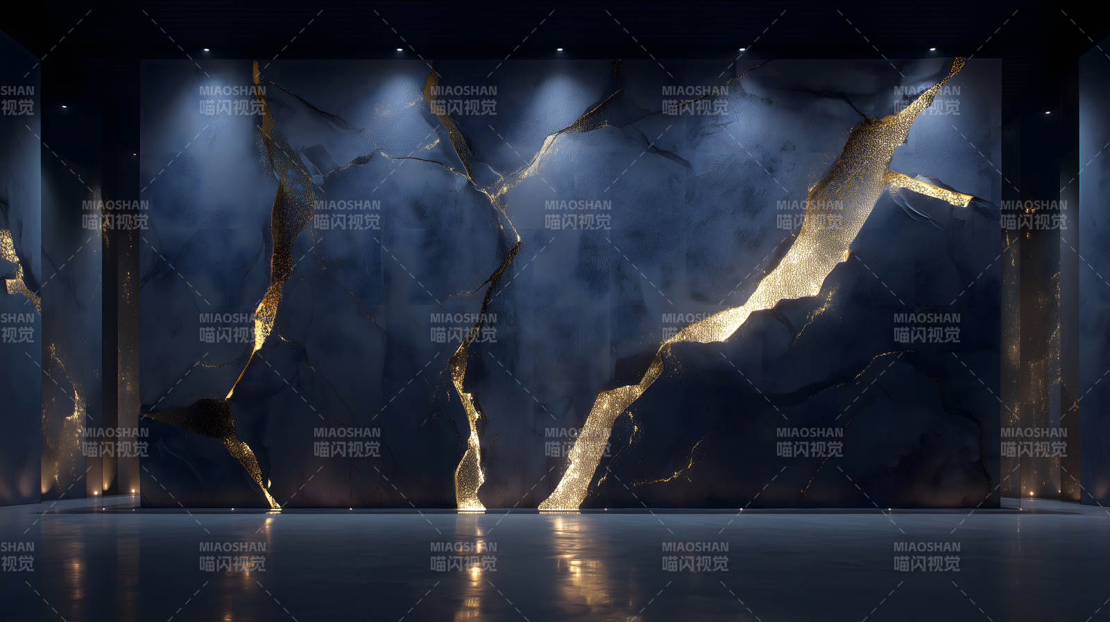 奢華大理石墻面空間設計-圖片