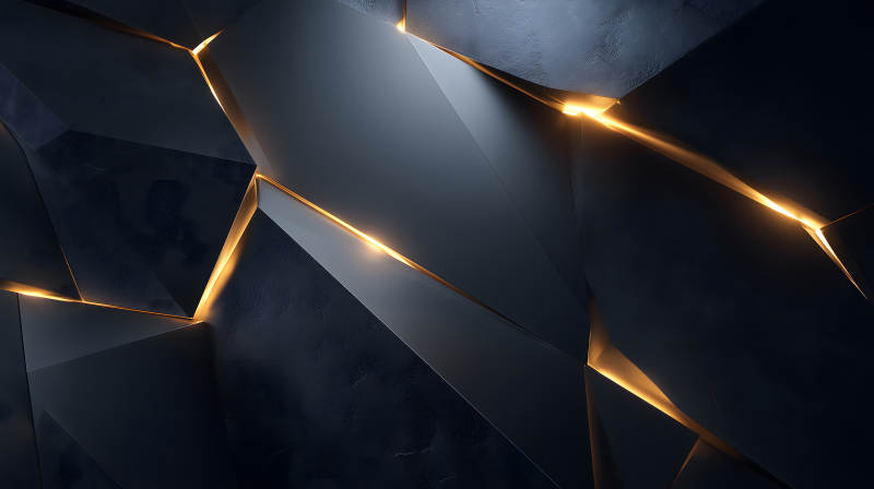 抽象幾何黑暗風格藝術-圖片