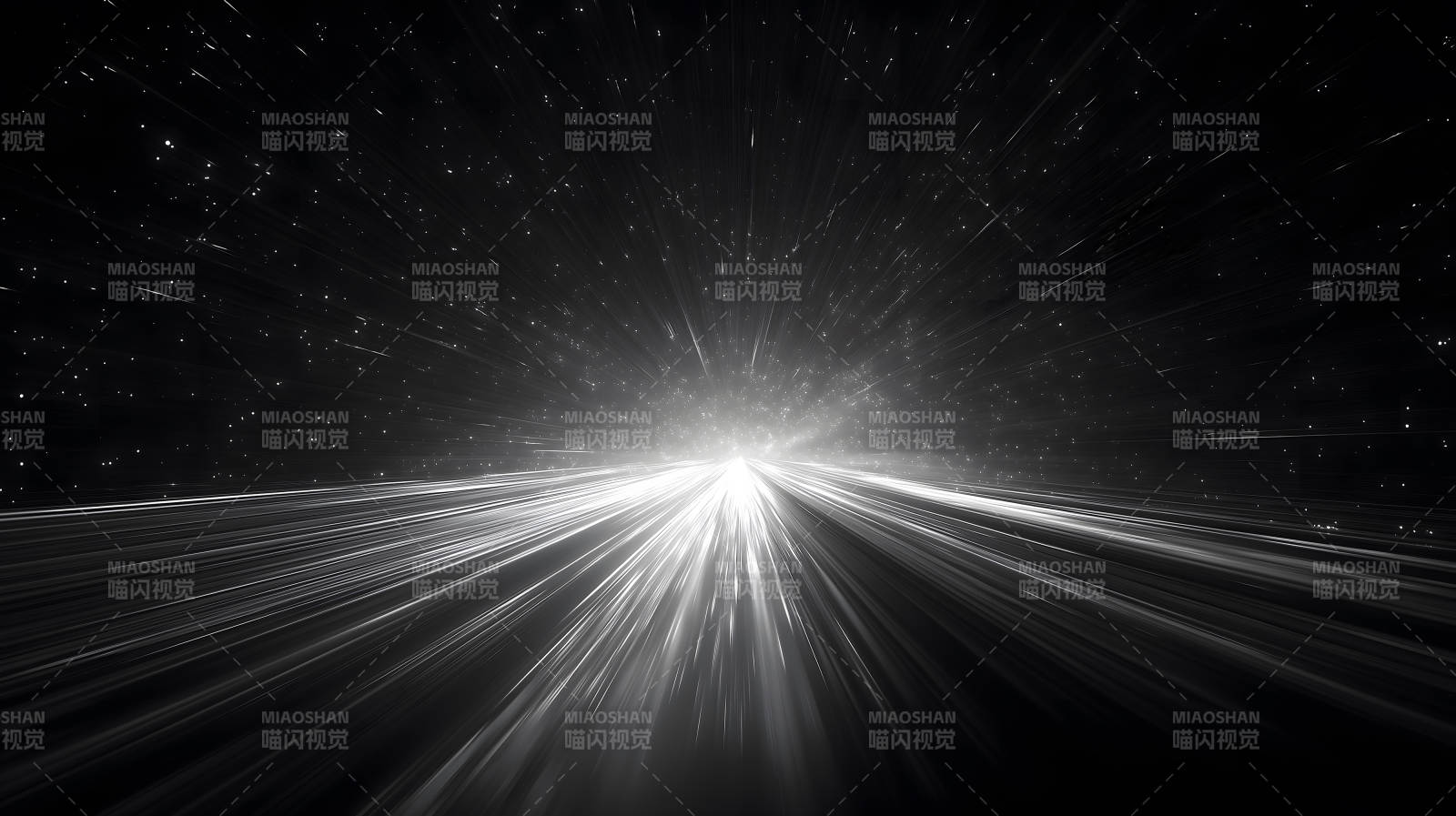 星光穿梭隧道耀眼光芒綻放-圖片