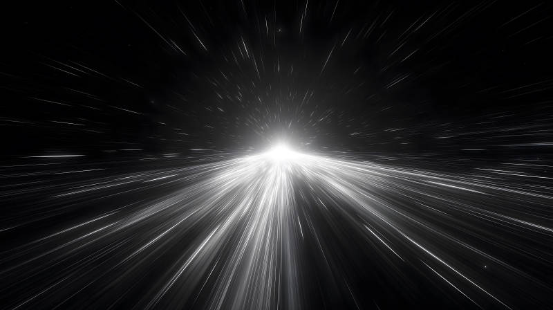 星空隧道光芒萬丈-圖片