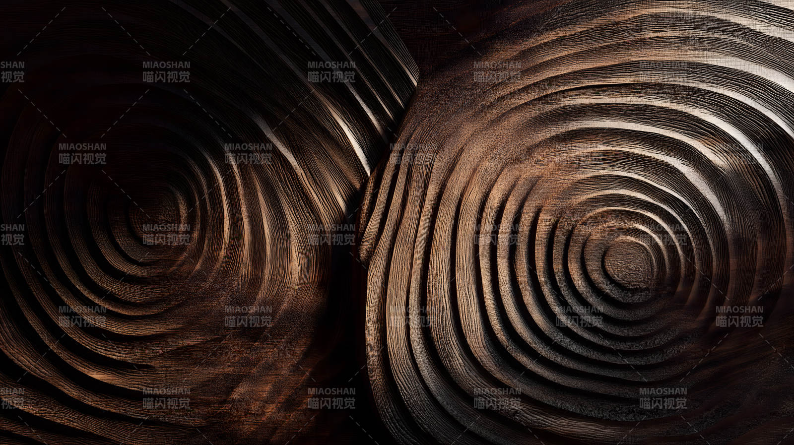 木紋雕塑抽象藝術-圖片