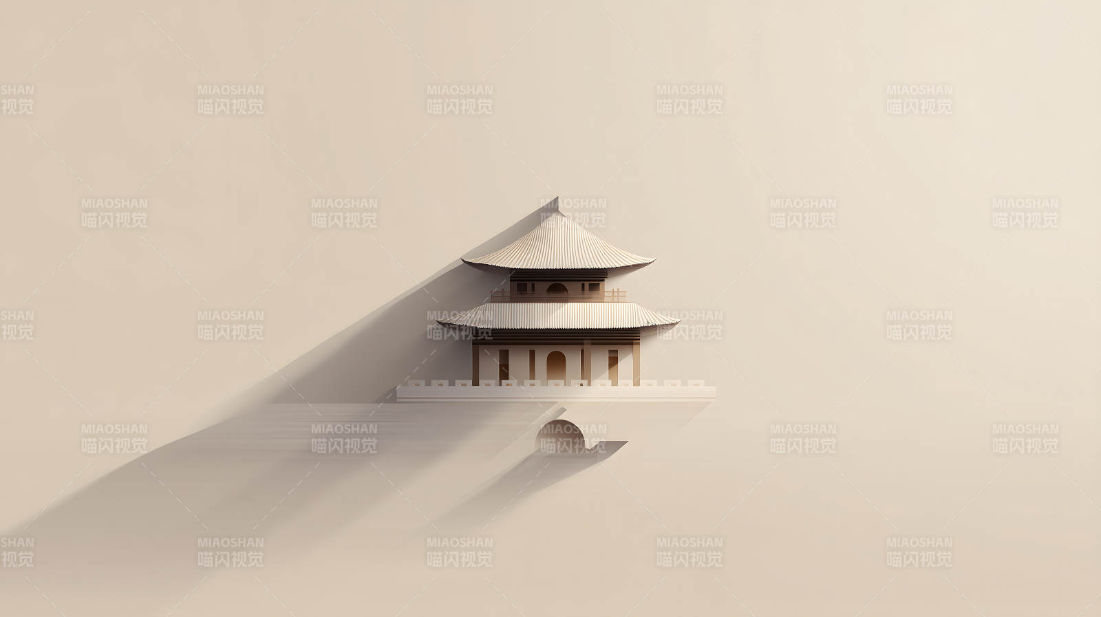 東方建筑剪影-圖片