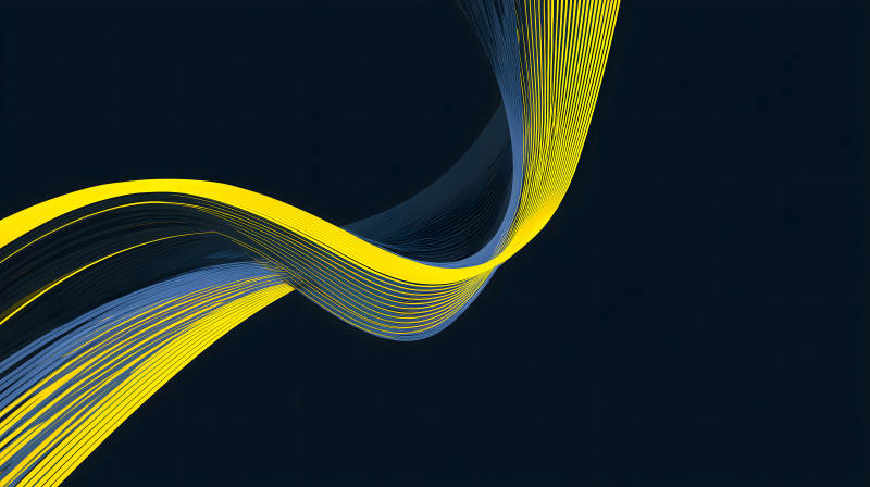 抽象線條構成曲線美感-圖片